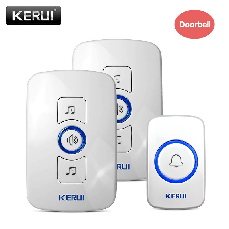 Kerui M525 Drahtlose Türklingel System 32 Lieder Optional Türklingel Absender Glockenspiel Willkommen Sicherheit Alarm System Bauen-in Antenne: Bausatz 5