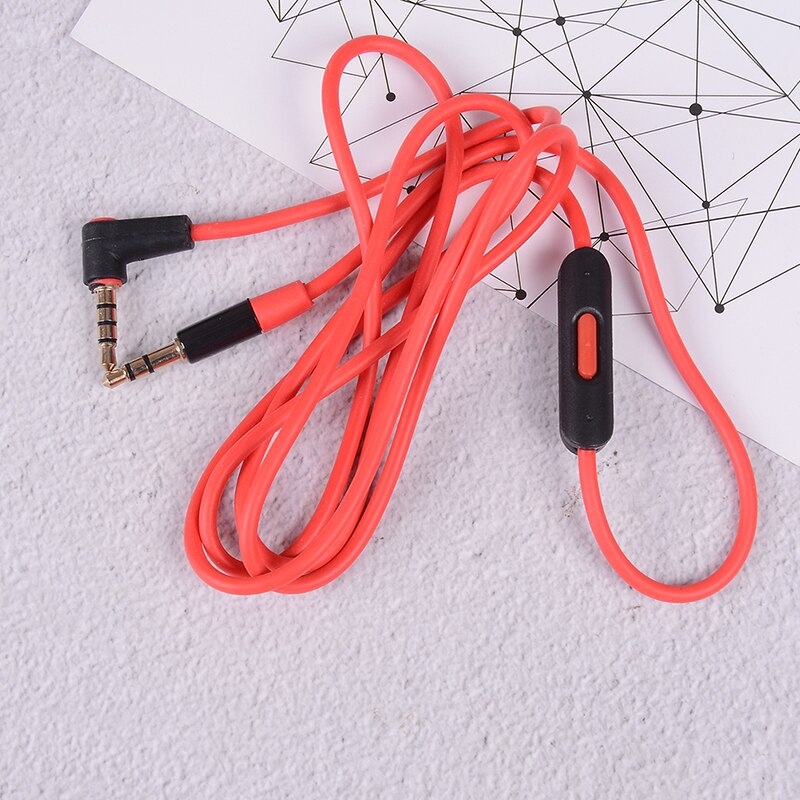 Audio replacement cable inline remote mic microphone headset for headphones