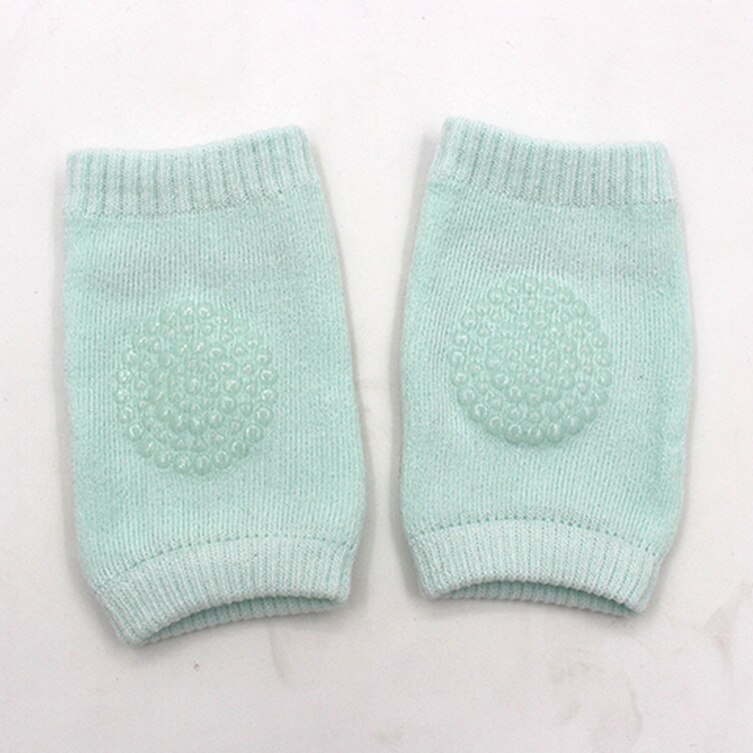 1 Paar Baby Kids Veiligheid Kruipen Elleboog Kussen Zuigelingen Peuters Knie Veiligheid Pads Protector Knie Sokken Baby Meisje Beenwarmers: Green