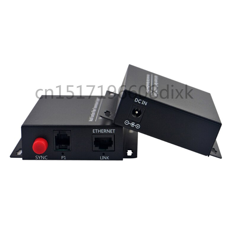 1CH convertidor de teléfono a fibra óptica PCM Voice over fiber optic Media converter a fibra 1 Ch 100M Ethernet