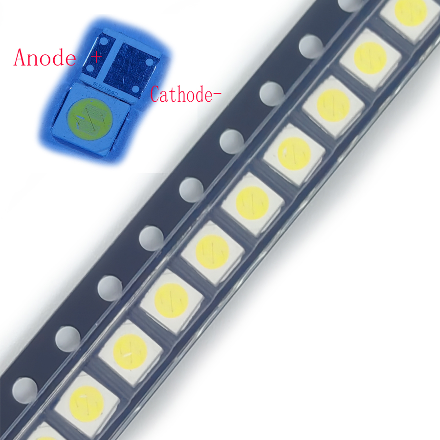 100PCS/Lot High Power SMD LED 3030 6V 1.8W Cool White 150-187LM For Lextar TV Backlight Application
