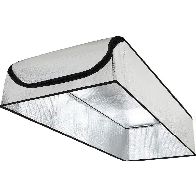 Pokrywa izolacyjna namiotu na poddaszu Pokrywa z folii aluminiowej 54x25x11 cali Wodoodporna składana osłona przeciwpyłowa Narzędzie robić izolacji
