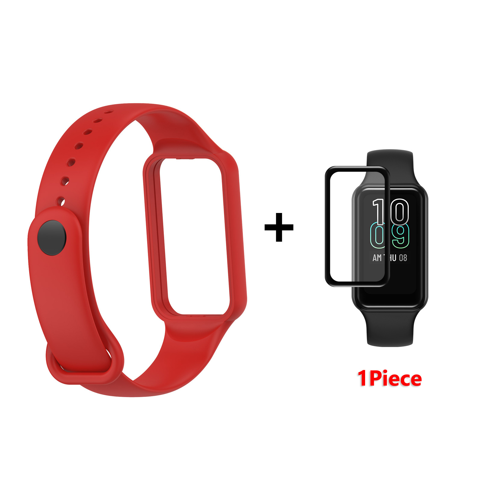Urrem til amazfit band 7 rem udskiftningsrem til amazfit band 7 urremme armbånd: Blå lyseblå