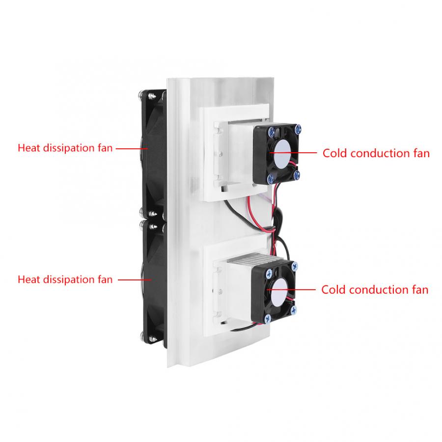 120W Dual-core Semiconductor Kälte Peltier Kühler Luftkühlung Kühler DIY Mini Kühlschrank Kühlsystem kühlung ausrüstung