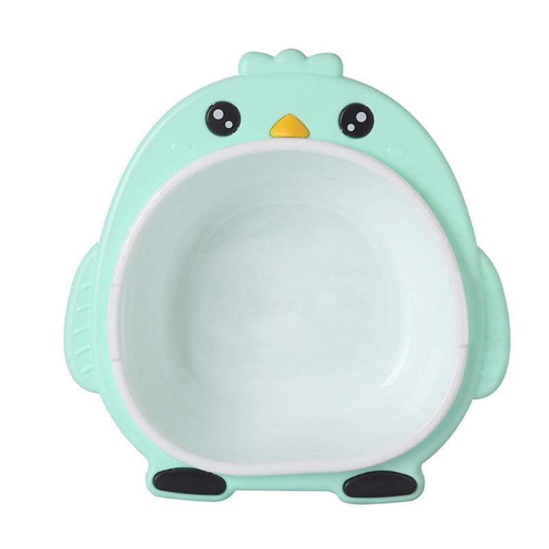 2 in 1 Cartoon Portable Baby Face Basin Kids Plastic Washbasin Baby Tubs: Blue
