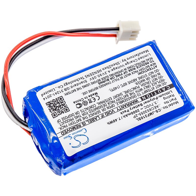 Batterie 2200mAh 3.7V Pour Enceinte JBL Flip 2 Et Flip II - Remplace JN151PH13849, PR-652954 - 5