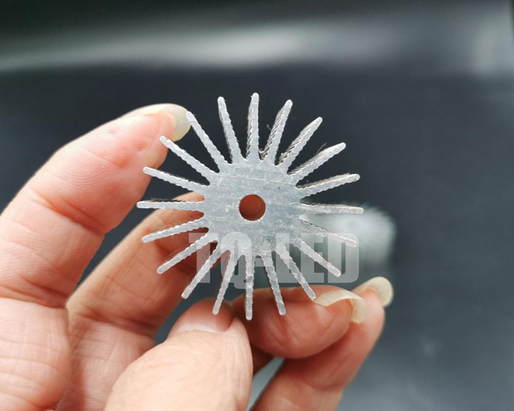 1W 2W 3W LED Aluminum heat sink LED heatsink diameter 36mm height 15mm Radiator