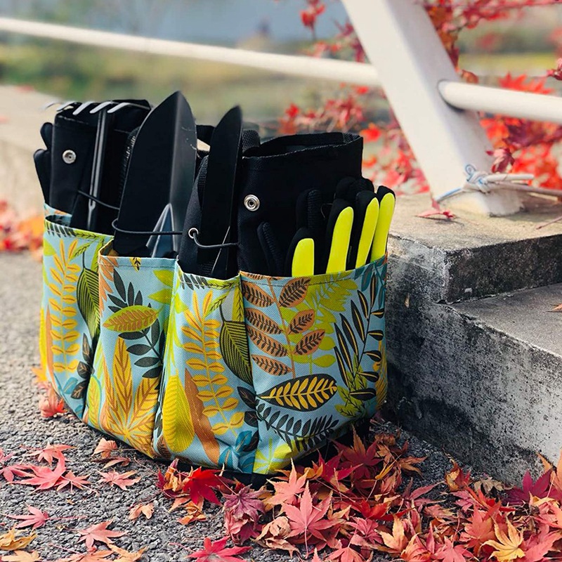 Garden Tool Bag Gardening Tote Bag Outdoor Multi Pocket Garden Tool Kit Organizer Bag Compact Hand Tool Storage Bag
