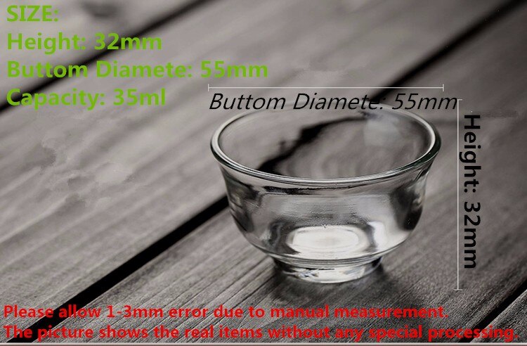 6pcs/1 lot Double Walled Tea Cup Clear Transparent Coffee Cup Ceramic bowls Tea Set Wedding