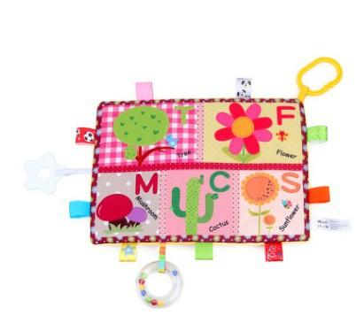 Multifunktionale, weiche baby-plüschtiere, früchte, insekten, blumen und hängespielzeug zur förderung der kognitiven entwicklung