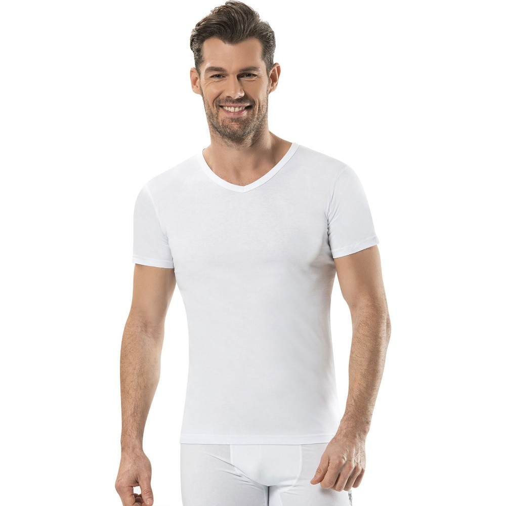 Jiber Men's V Neck Undershirt - 105