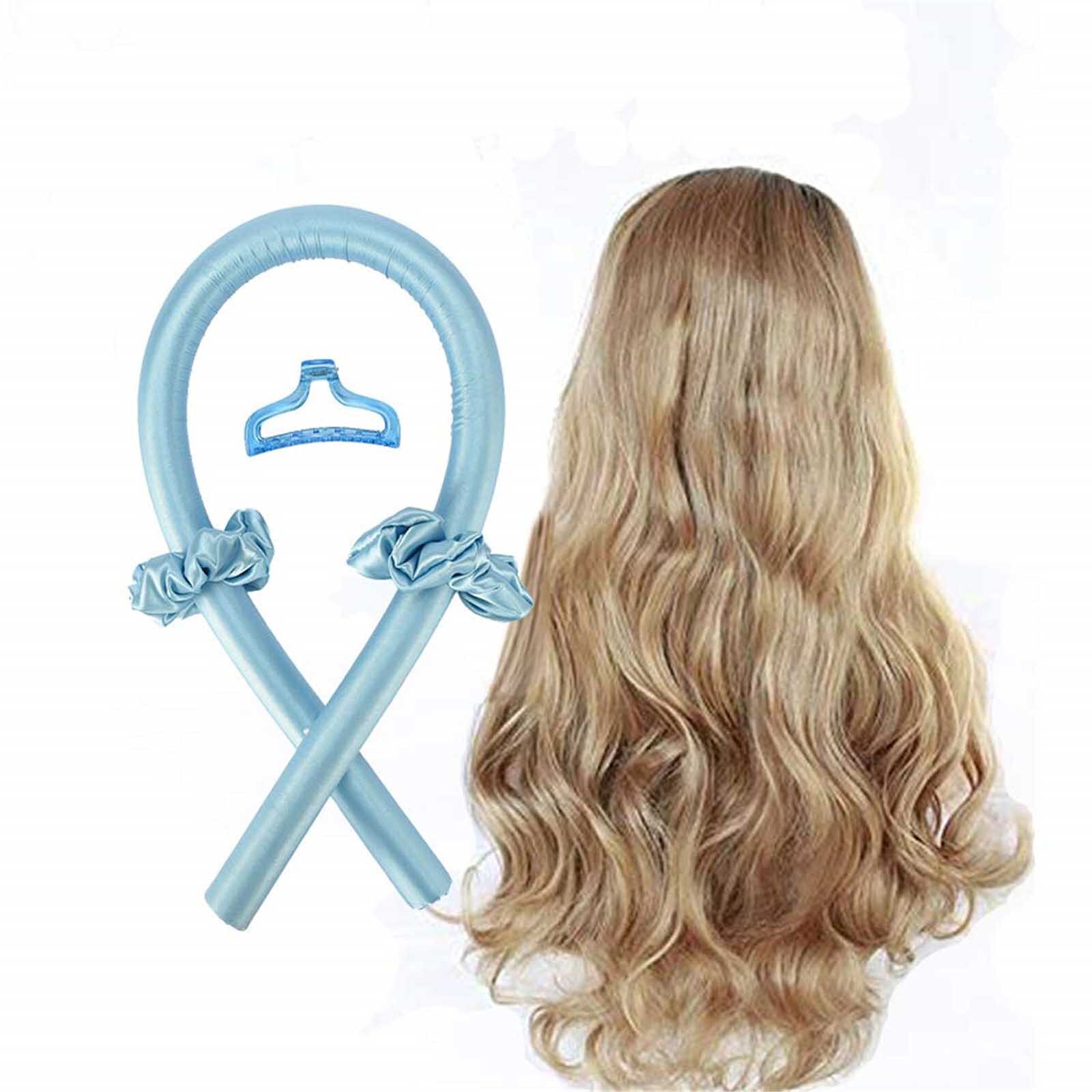 Heatless Curling Rod Headband No Heat Curls Ribbon Hair Rollers Sleeping Soft Headband Hair Curlers DIY Hair Styling Tools: J