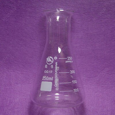 250 mL Erlenmeyer, Erlenmeyer, met Brede Mond, lab Glaswerk