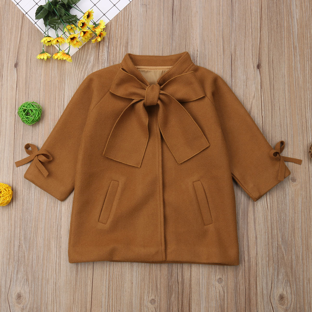 Peuter kinderen baby meisjes winter warme strik jas overjas buitenkleding jas parka lange mouwen kleding