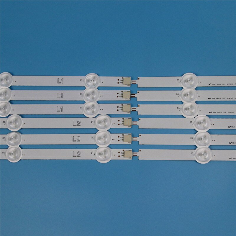 10 Lamps 1000mm LED Backlight Strip Kit For LG 50LP360H 50LP361H -ZA 50 inchs TV Array LED Strips Backlight Bars Light Bands