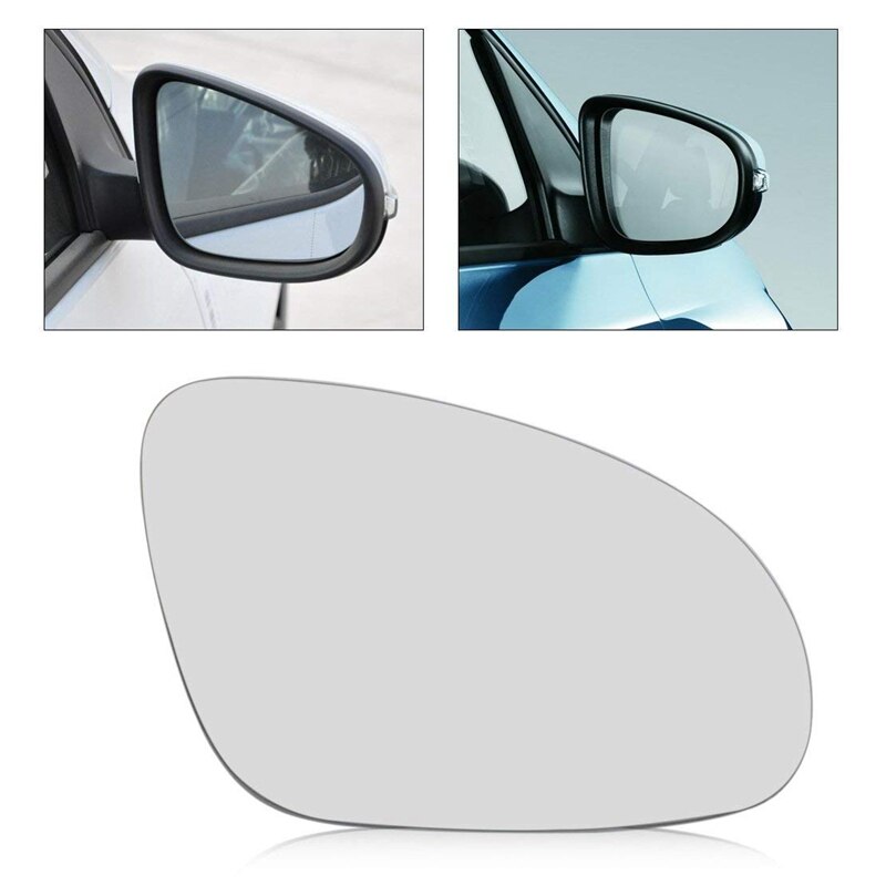 Door Mirror Right Side Glass Heated With Holder For Vw Golf Gti Jetta Mk5 Passat B6