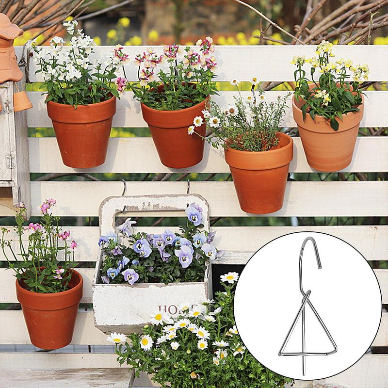 Cintre pour plantes, panier de jardinière de jardin, crochets pour Pots de fleurs en macramé d'intérieur, support suspendu, crochet de décoration de balcon extérieur