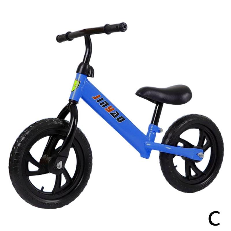 12 pollici bambini Balance Bike Walker bambini giro sul giocattolo per bambini di 2-6 anni per l'apprendimento a piedi Scooter a due ruote senza piede: c