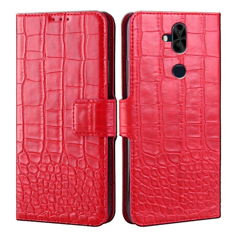 Vintage telefoonhoesje voor asus zenfone 5 lite  zc600kl x017d funda capa leren holster portemonnee beschermhoes