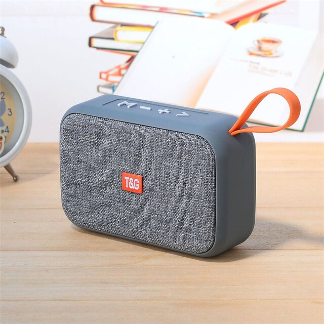 TG506 Speakers Portable Mini Speaker Wireless HIFI Speaker Soundbar Outdoor Loudspeaker Support TF Card FM Aux vs TG182: Gray