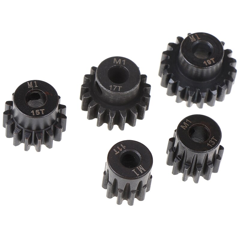1pc m1 5mm 11t 13t 15t 17t 19t- pin motor utstyr combo sett til 1/8 rc bil motor