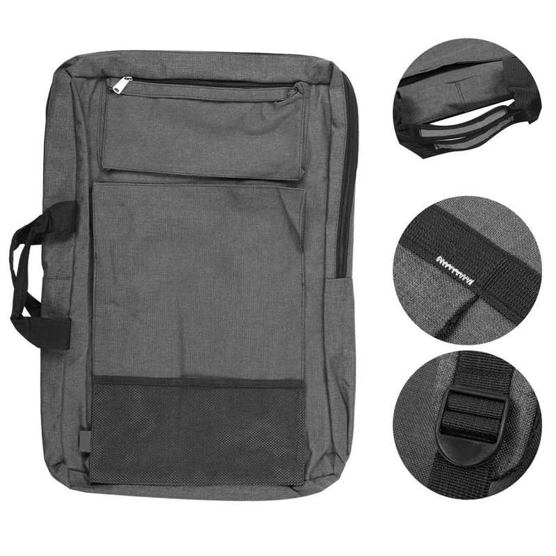 Sketch Board Backpack Art Drawing Bag Waterproof Backpack Sketch Board Storage Multi‑Function Tote Bag Art Drawing Bag