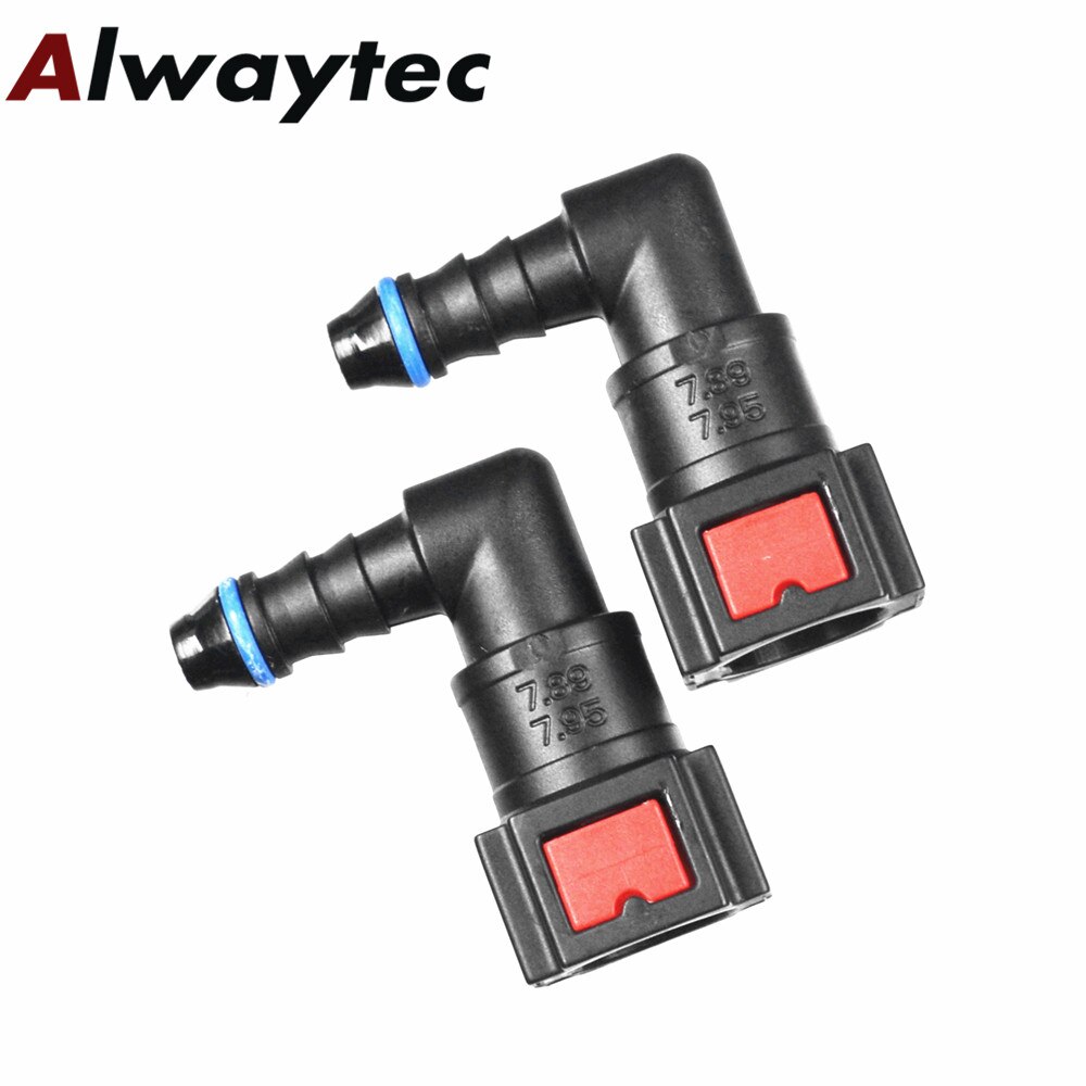 Auto Parts PA12 7.89mm Male Hose Connector 5/16" fuel line adbue connector for Fuel urea system: V4 10PCS PER LOT