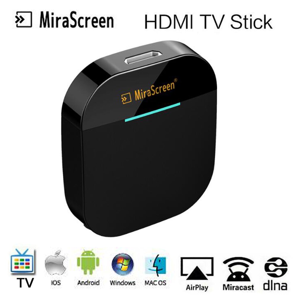 Mirascreen Tv Stick G5 1080P Wireless Display 2.4G Screen Sharing Airplay Hetzelfde Scherm Apparaten Spiegel Smart Hdmi-compatibel Stok