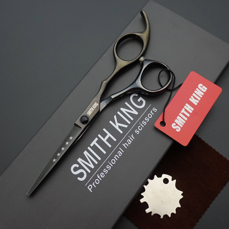 5 "Professionele Kappers Schaar, 5 Inch Snijden Schaar Kapper Schaar + Box/Case/Kits: Dark Gray