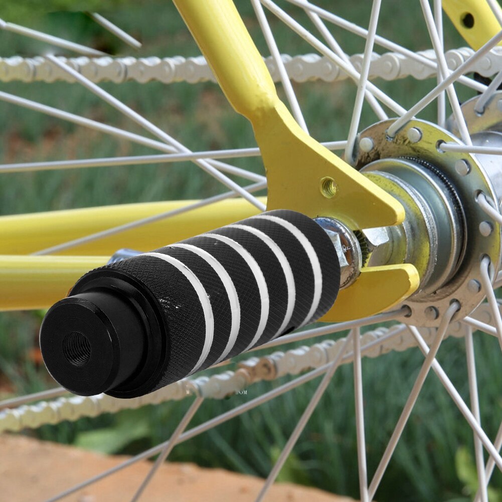Reposapiés trasero para bicicleta, accesorio de Metal resistente, apto para la mayoría de bicicletas