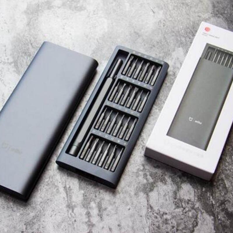 Xiaomi Mijia Wiha-Kit de destornilladores de uso diario, herramientas inteligentes para el hogar, brocas magnéticas de precisión, caja de aluminio, destornillador