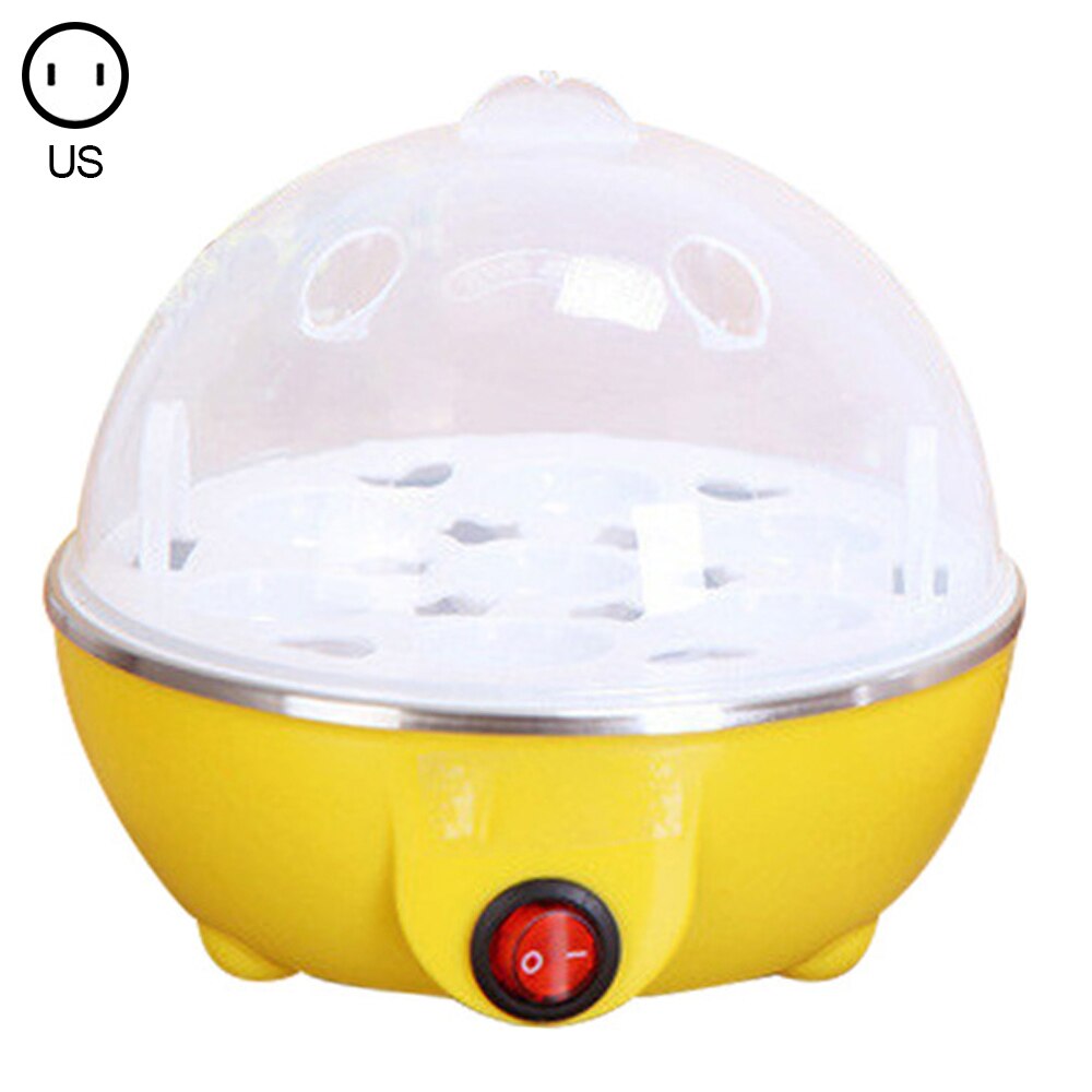 Chaudière à oeufs Mini digesteur 7 braconnier à oeufs pour la cuisson à la vapeur bouillante et friture appareil de cuisine cuiseur à vapeur pour petit déjeuner à la maison: Or