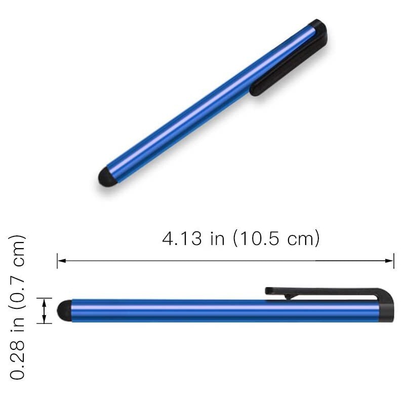 50 teile/los Kapazitive berühren Bildschirm Stift Kuli für IPhone IPad IPod berühren Anzug für Andere Clever Telefon Tablette Metall Stift bleistift