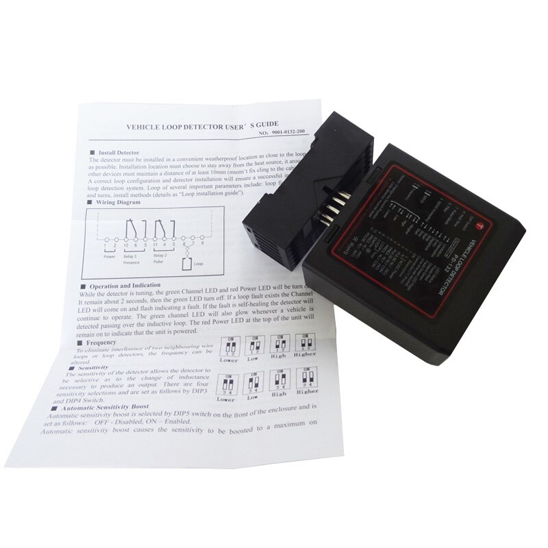 KINJOIN Vehicle Detector Signal Control Ground Sensor AC220 AC110V DC12 DC24V Ground Single Channel Sensor Circuit Detector