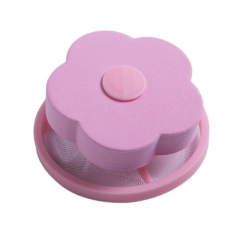 Filter Bag For Washing Machine Floating Flower Shape Laundry Ball Floating Style Lint Hair Catcher Dirt Catch Washing Machine