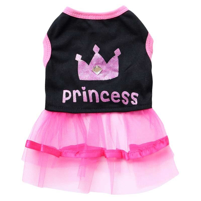 Luxury Pet Dog Dress Clothes For Dogs Princess Dress Pet Skirt Tutu Wedding Dresses Dog Clothes Apparel Roupa para cachorro: L