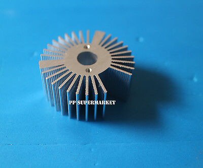 2x 47x19mm Sunflower Aluminum Heatsinks For 1W/3W/5W LEDs – Round, Oxidation Resistant