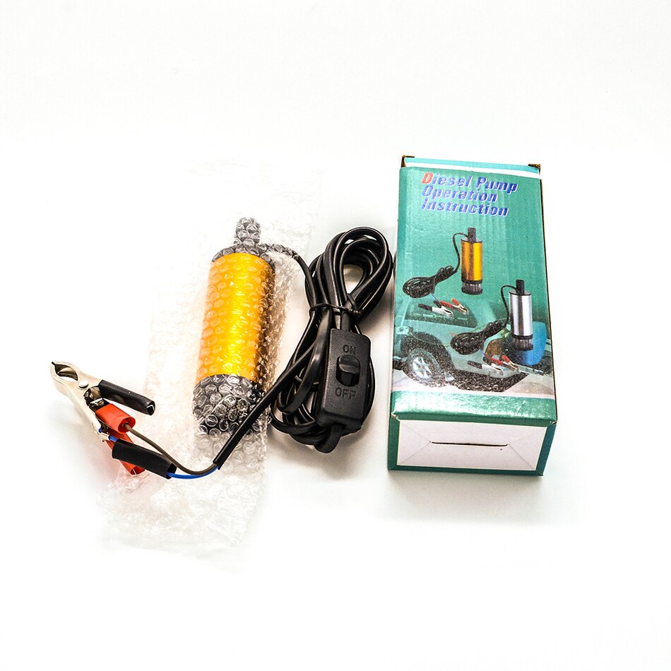 Mini 12V/24V Electric fuel transfer pump,Aluminium alloy diesel oil pump,water suction Built in Filter screen