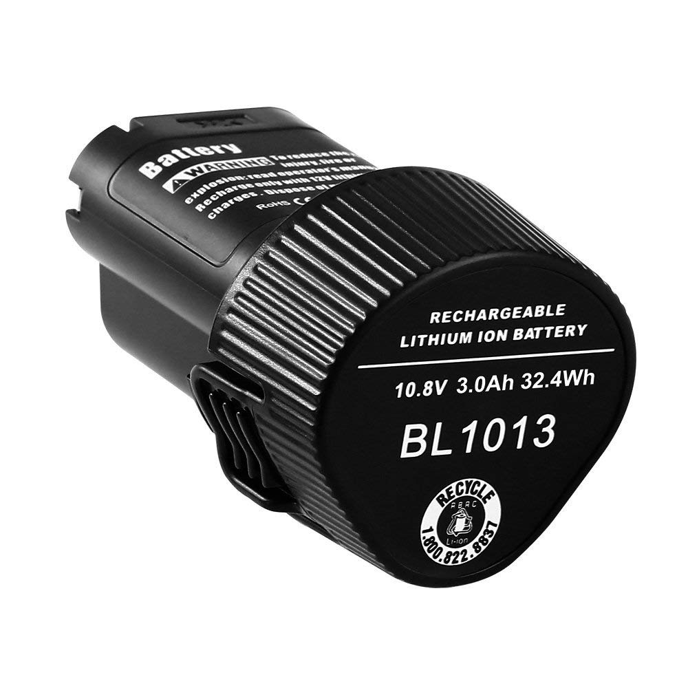 2 stk 10.8v 3.0ah li-ion oppladbare batterier til makita 3000 mah  bl1013 bl1014 lct 203w 194551-4 194550-6 um164dw elektroverktøy