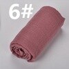 Bufanda mujer hijab Chiffon chal chal musulmán árabe pelo cabeza bufanda borla retro arruga patrón Poncho 180x90cm: 6-dousha