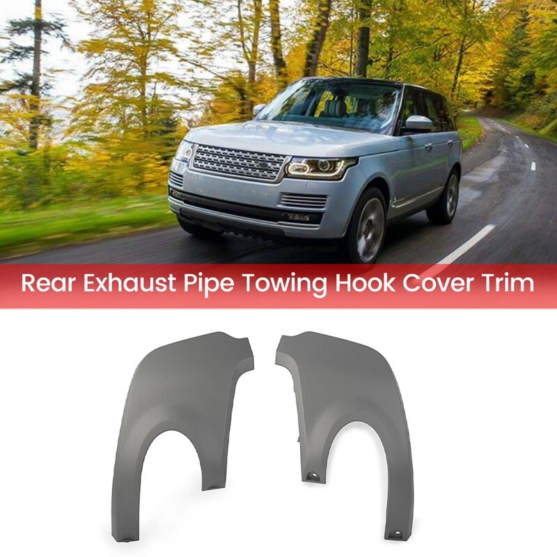 Auto Side Rear Uitlaatpijp Trekhaak Cover Trim Voor Land Rover Range Rover Evoque