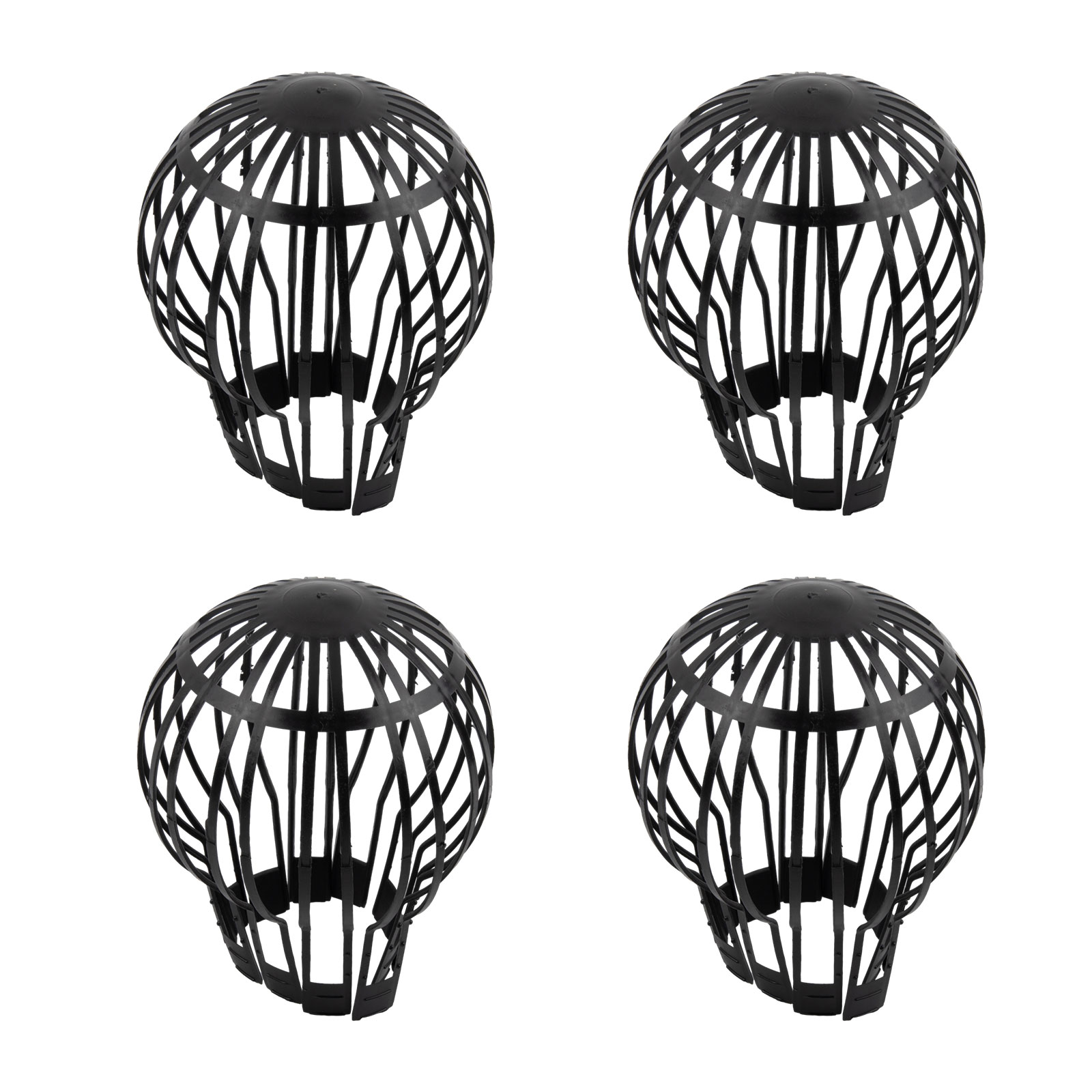 2/4/6 Stuks Regenpijp Filter Dak Afvoerputje Outdoor Afvoer Cover Goot Balkon Drainage Sloot Anti-Blocking mesh Cover ﻿: Licht Groen