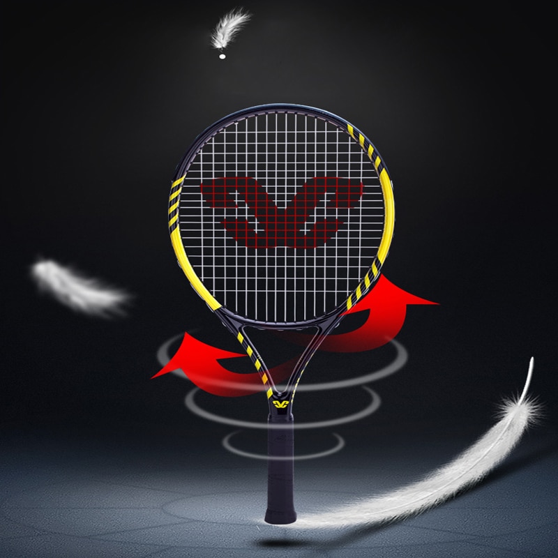 Crossway Tennisracket Carbon Raqueta Profesional Set Met Tennis Tas Overgrip String Tennisracket Padel Raquetas Tennis Schläge