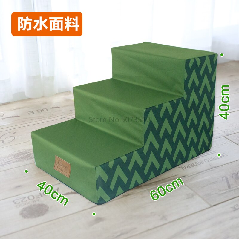 Pet Stair Dog Climbing Small Stairs Kitten Stepping Bed Four-layer Ladder Go To: Gold