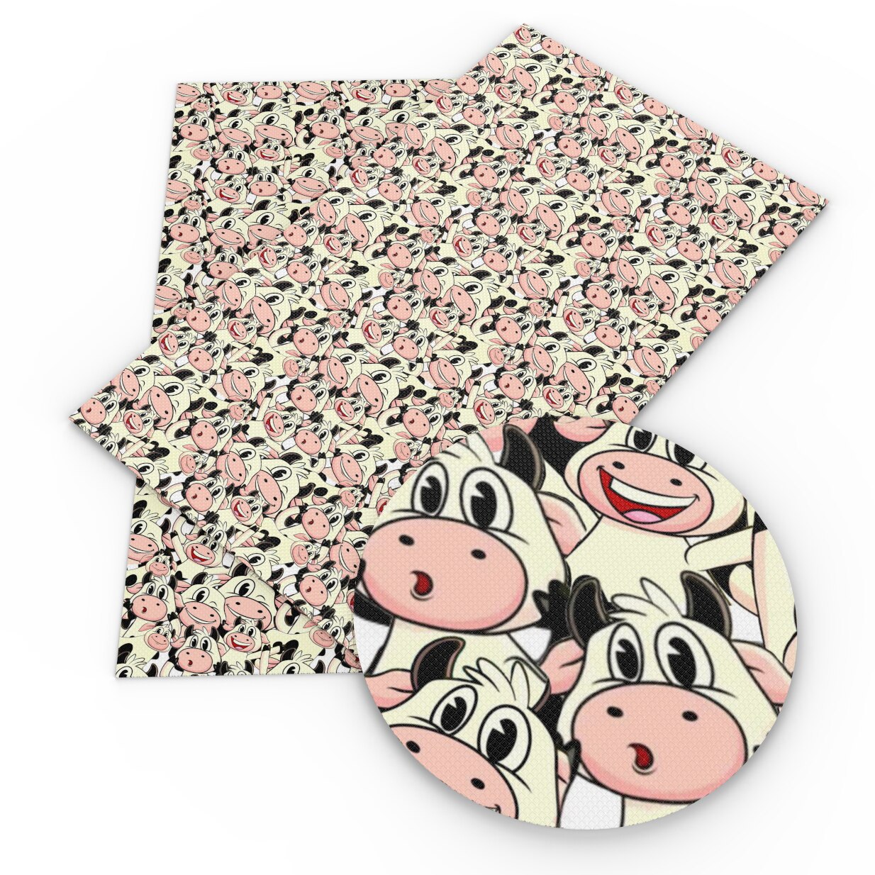 Patchwork Kuh Pferd Polyester Baumwolle Stoff für Gewebe freundlicher NäHenne Quilten Stoffe Hand Material DIY,c14065: 1116061