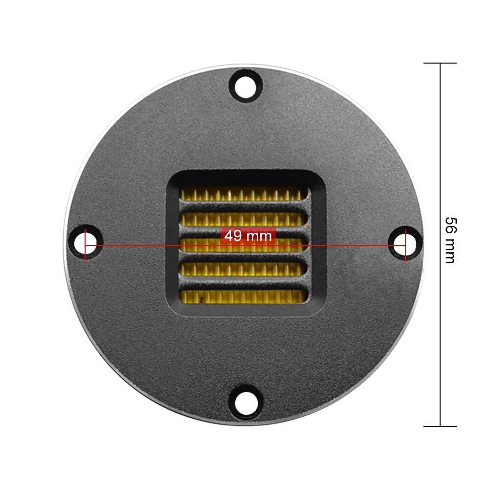AIYIMA-altavoz Tweeter de cinta de 2 pulgadas, Unidad de movimiento de aire, 4 Ohm, 30W, Hifi, correa de neodimio, tipo altavoz para cine en casa en coche