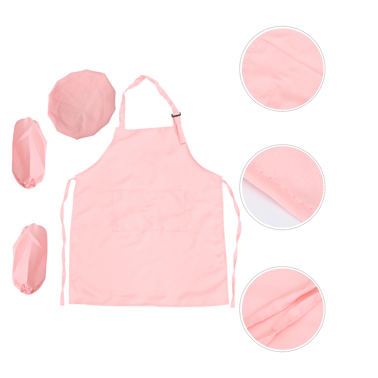 3pcs Lightweight Durable Protective Apron Suit for Learning Kitchen Kids Playing