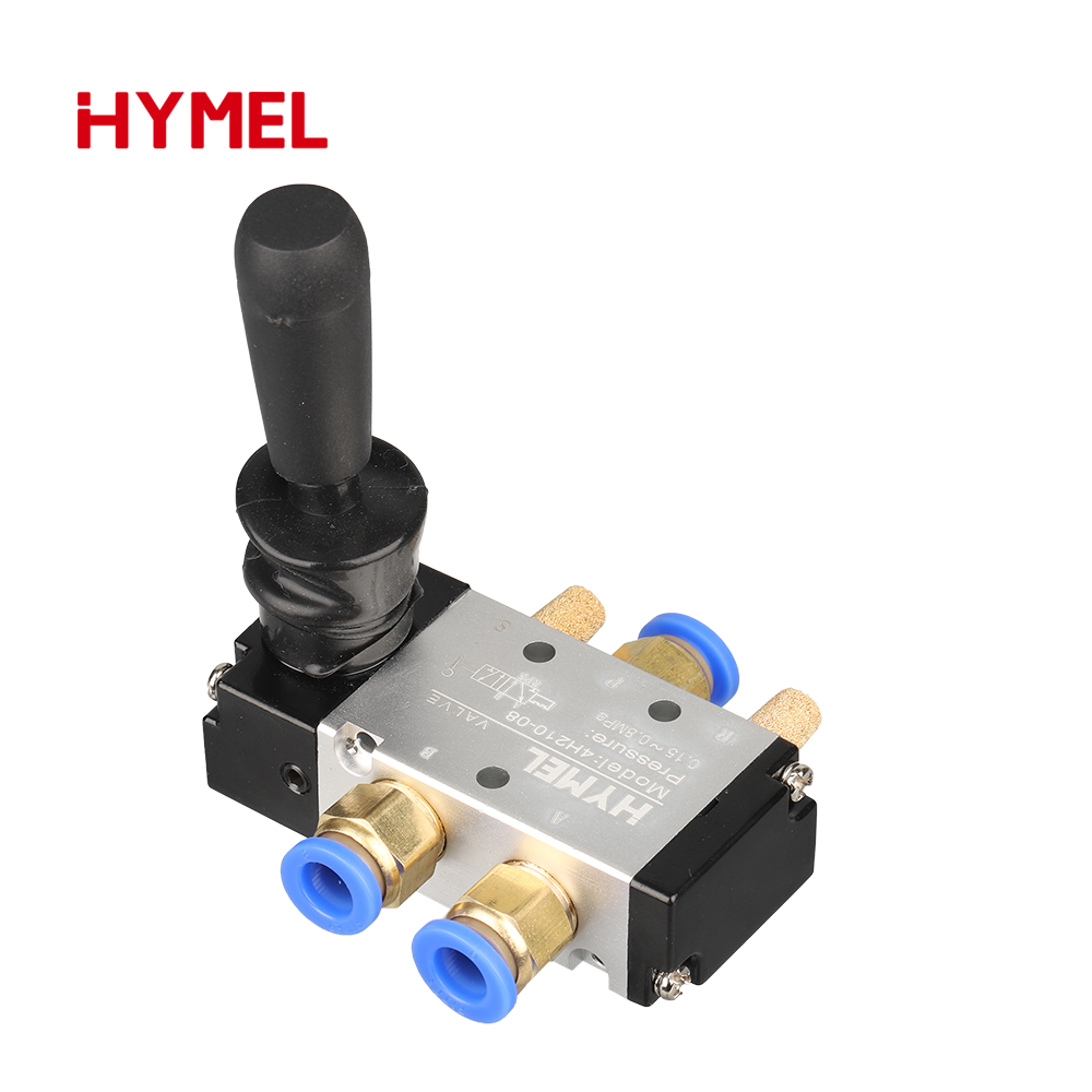 4H210-08 5/2 Way Pneumatic Air Hand Lever Operated Valve Manual Control 2 Position 3 5Port Push-Pull 3H210-08