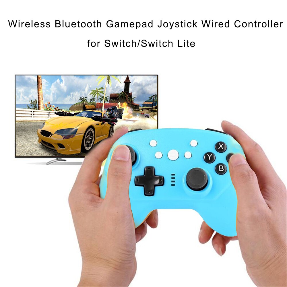 Trådløs bluetooth gamepad joystick controller kablet bluetooth controller trådløs controller til ns pro switch / lite switch