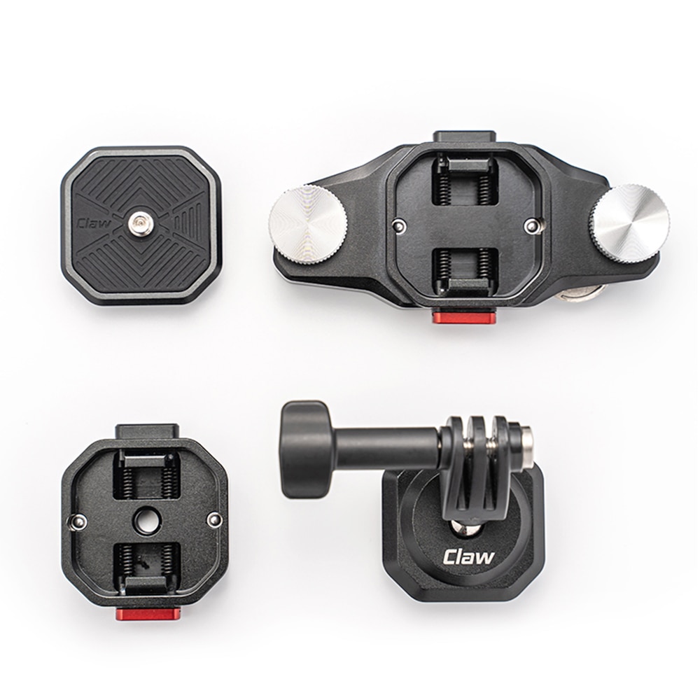 Ulanzi griffe fixation rapide plaque pince DSLR GoPro Action caméra sac à dos sangle pince trépied adaptateur cardan stabilisateur plaque de montage